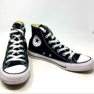 Converse Chuck Taylors Classic Black and White High Too Sneakers